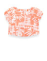 U.S. Polo Assn. Kids Girls Tropical Print Top