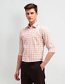 Arrow Slim Fit Windowpane Checked Shirt