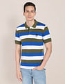 U.S. Polo Assn. Horizontal Stripe Cotton Polo Shirt