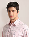 U.S. Polo Assn. Semi Cutaway Collar Tartan Check Shirt