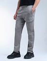 Flying Machine Slim Jogger Fit Solid Trousers