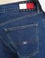 Tommy Hilfiger Rinse-Wash Regular-Fit Mid Rise Jeans