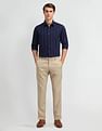 Arrow Manhattan Slim Fit Vertical Striped Shirt
