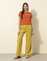 U.S. Polo Assn. Women Regular Fit Brand Printed T-Shirt
