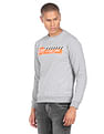 Flying Machine Heathered Graphic Print Sweatshirt