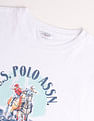 U.S. Polo Assn. Women Pure Cotton Boyfriend T-Shirt