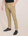 U.S. Polo Assn. Herringbone Textured Casual Trousers