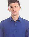 Arrow Newyork Slim Fit Barrel Cuff All Over Check Formal Shirt
