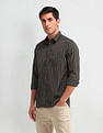 Arrow Sport Vertical Striped Tailored Fit Shirt