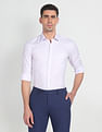 Arrow Micro Check Slim Fit Auto Press Shirt