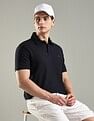 Tommy Hilfiger Solid Regular-Fit Cotton Polo T-Shirt
