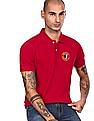 Arrow Sports Solid Cotton Pique Polo Shirt