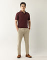 Arrow Solid Regular Fit Polo Shirt