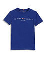 Tommy Hilfiger Kids Boys Solid Regular-Fit Cotton T-Shirt