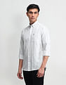 Arrow Sport Vertical Striped Slim Fit Shirt