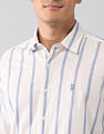 U.S. Polo Assn. Denim Co. Vertical Striped Dobby Regular Fit Shirt