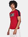 Arrow Sports Contrast Panel Logo Applique T-Shirt
