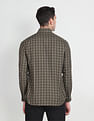 Arrow Sports Cutaway Collar Tartan Check Shirt