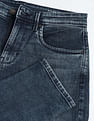 Flying Machine Slash Slim Tapered Mid Rise Jeans