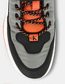 Calvin Klein Men Grey Sporty Runner Comfair Lace Shoes