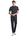 Aeropostale Printed Pocket Polo Shirt