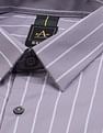 Arrow Newyork Pinstriped Slim Fit Shirt