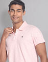 AD by Arvind Geometric Print COOL-IT Real Deal Polo Shirt