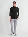 Arrow Sport Buffalo Checked Manhattan Slim Shirt