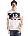 U.S. Polo Assn. Denim Co. Grey Crew Neck Distressed Print T-Shirt