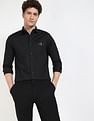 Calvin Klein Jeans Solid Slim-Fit Satin Woven Shirt