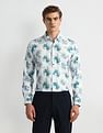 Arrow Newyork Manhattan Slim All-Over Printed Shirt