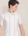 U.S. Polo Assn. Vertical Stripe Birdseye Polo Shirt