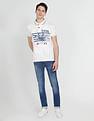 U.S. Polo Assn. Denim Co. Brand Print Pique Polo Shirt