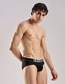 Calvin Klein Underwear Mid Rise Solid Black Briefs