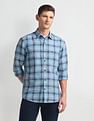 Arrow Sports Linen Blend Slim Fit Shirt