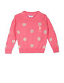 U.S. Polo Assn. Kids Crew Neck Polka Dot Sweater