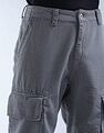 Flying Machine Cobain Loose Fit Mid Rise Cargo Jeans