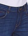 U.S. Polo Assn. Women Mid Rise Dark Wash Capri Jeans