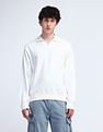 Flying Machine Relaxed Fit Solid Sweatshirt