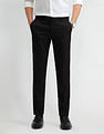 Arrow Mid Rise Vertical Stripe Trousers