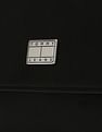 Tommy Hilfiger Solid Black Pu Handbags