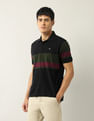 Arrow Sport Colourblocked Regular Fit Polo Shirt