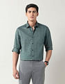 Arrow Geometric Printed Manhattan Slim Fit Shirt
