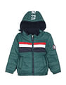 U.S. Polo Assn. Kids Hooded Reversible Jacket