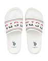 U.S. Polo Assn. Men Embossed Logo Lightweight Nordin Slides