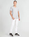 Tommy Hilfiger Pure Cotton Essential Logo V-Neck T-Shirt