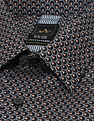 Arrow Newyork Manhattan Slim Fit Geometric Printed Shirt