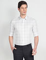 Arrow Tartan Check Tailored Regular Fit Shirt