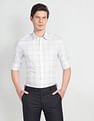 Arrow Tartan Check Tailored Regular Fit Shirt