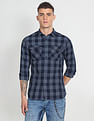Flying Machine Dual Pocket Tartan Shirt